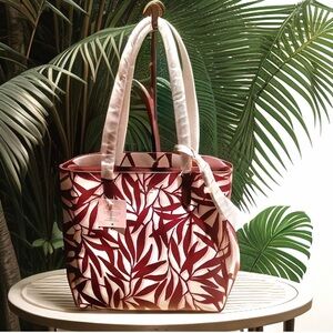 *NWT* Kate Spade Jana Tote Bag in Burgundy & White - Brand New